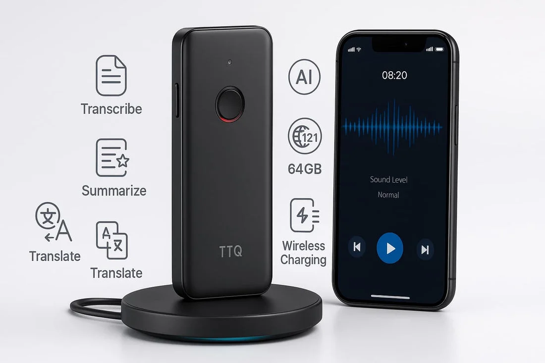 digital voice recorder for meetings and interviews