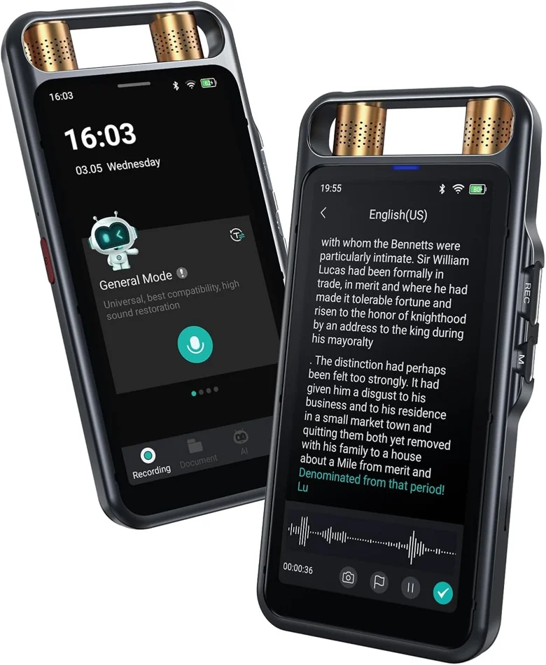 digital voice recorder for meetings and interviews